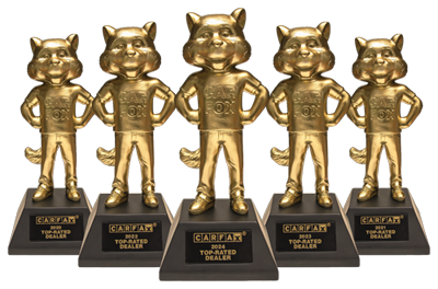 Carfax Trophies Ramsey Chrysler Jeep Dodge is a 6x CARFAX Top-Rated Dealer